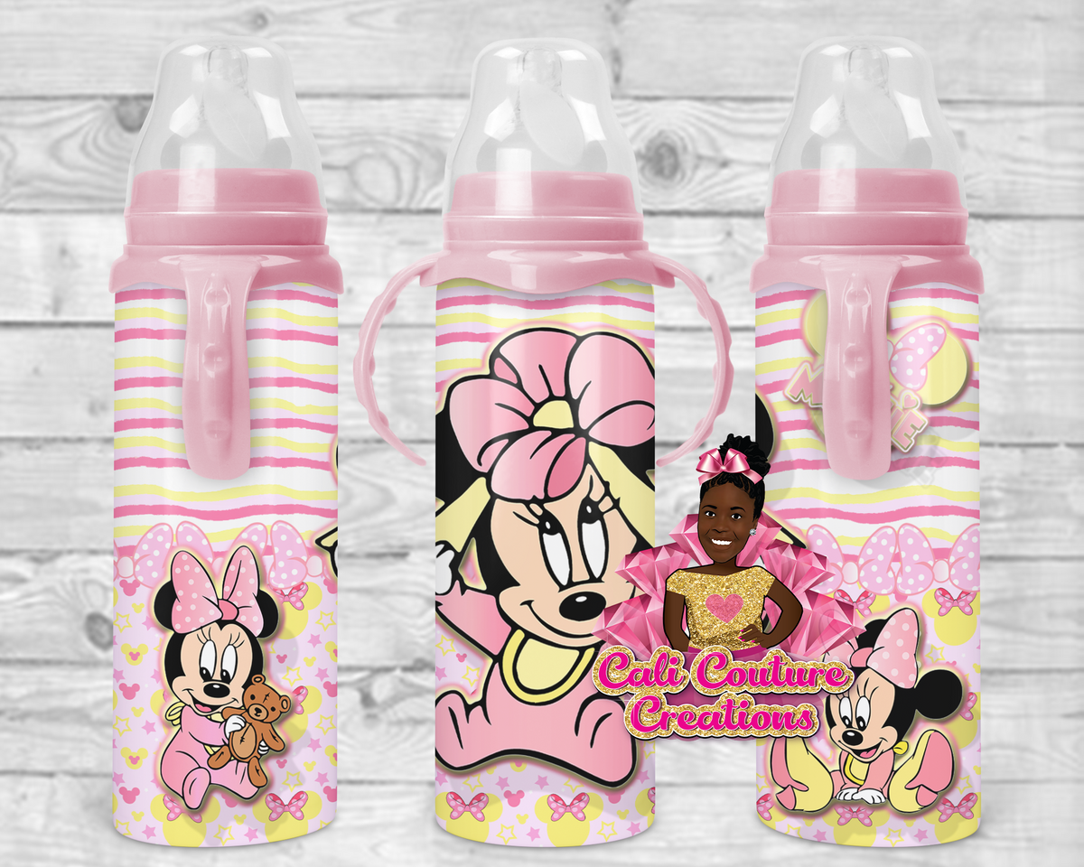 Minnie Mouse bottle (Digital file) – Cali Couture Creations